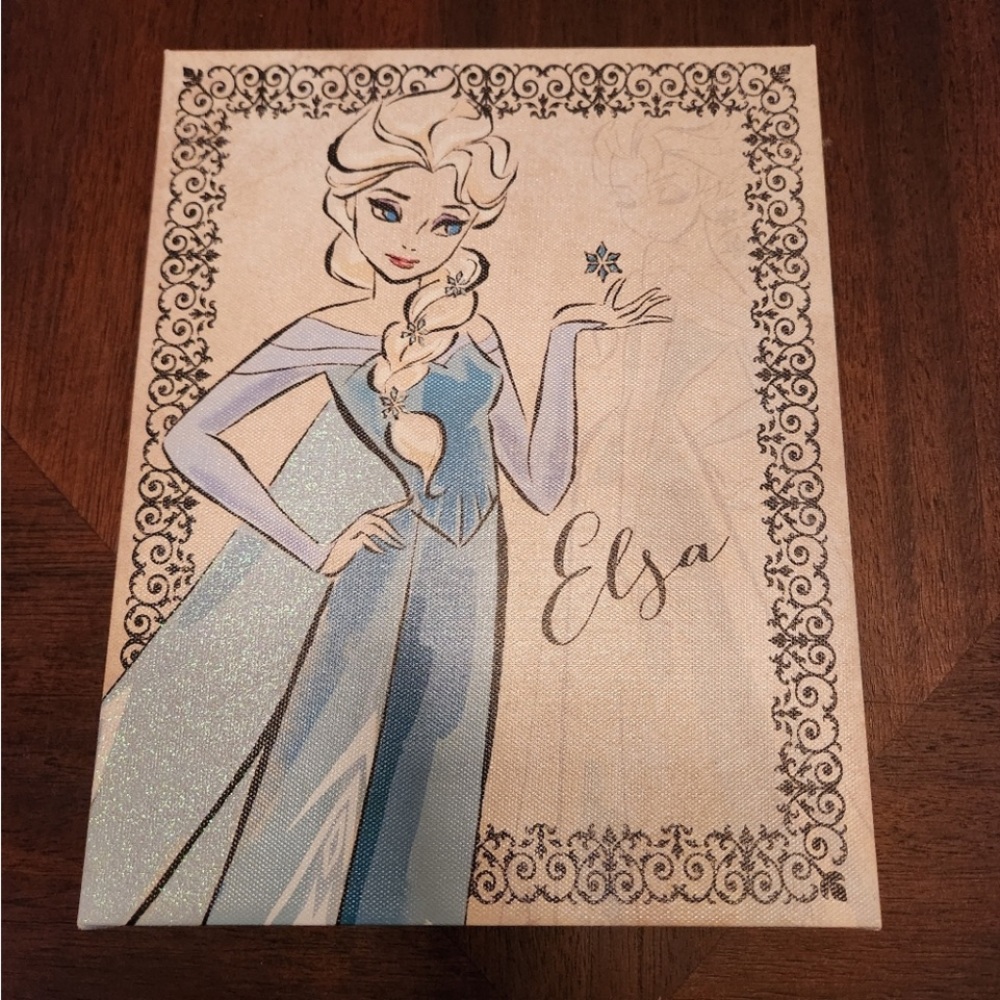 Disney’s Elsa Glitter Accent Canvas Print